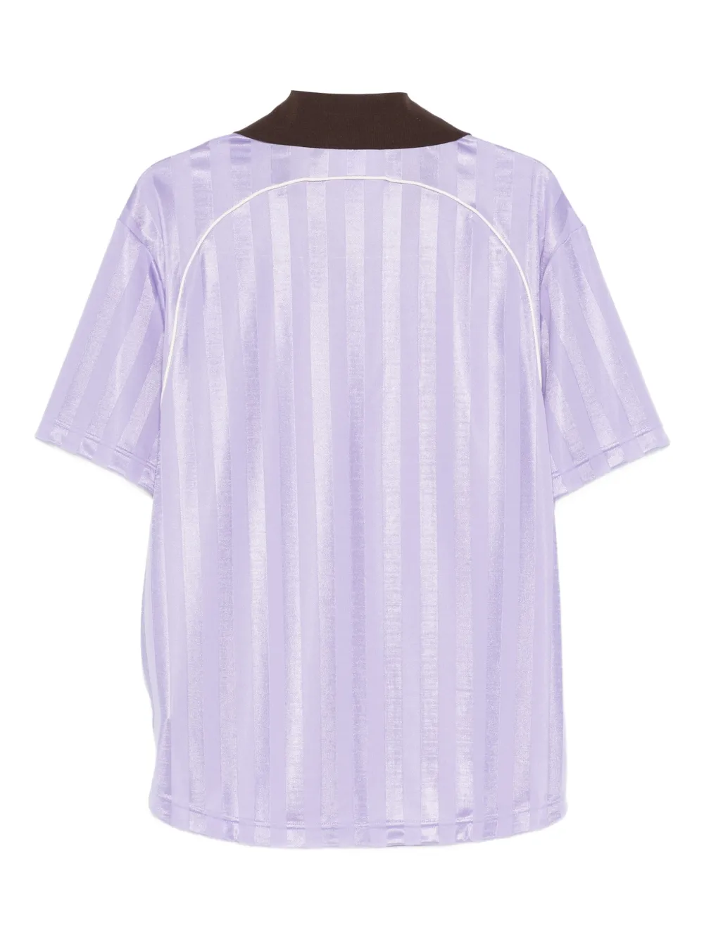 adidas Wales Bonner Football gestreept T-shirt met kraag Paars
