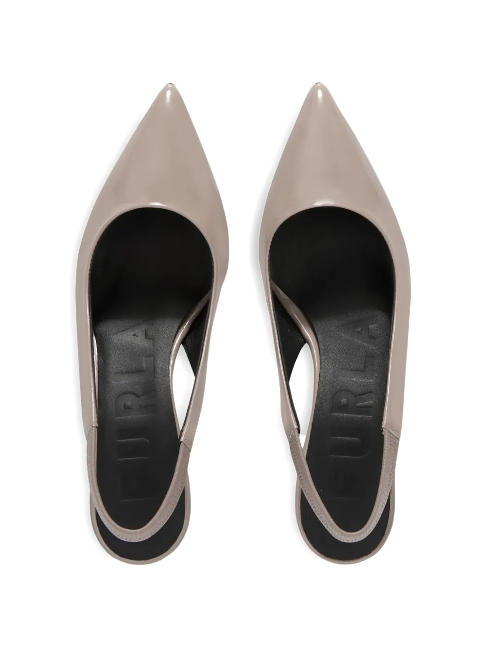 Furla Essential pumps met boogdetail Beige