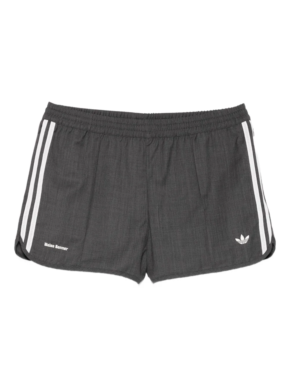 adidas x Wales Bonner Three-Stripe logo shorts - グレー