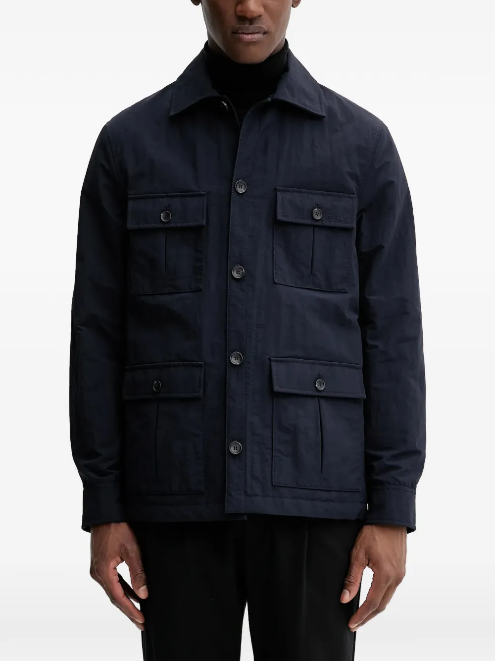 Bally chaqueta con bolsillos en el frente | azul | Image 1