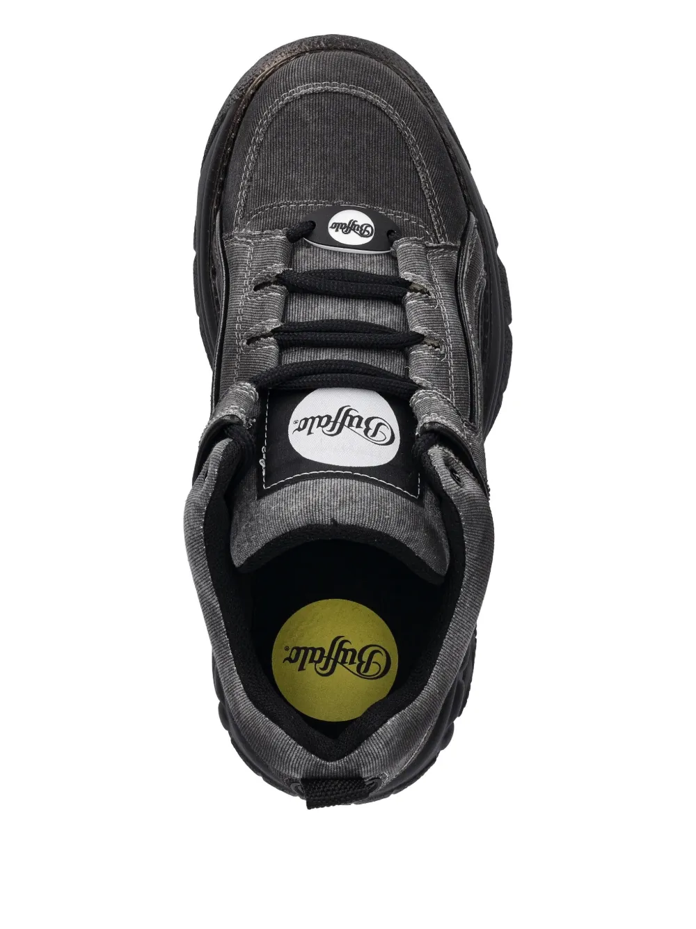 Buffalo Classic Platform Sneakers In Black