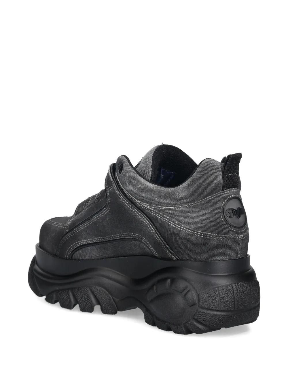 Buffalo Classic Platform Sneakers In Black