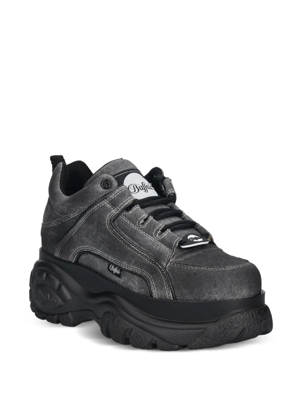  Buffalo Classic Platform Sneakers - Grey 
