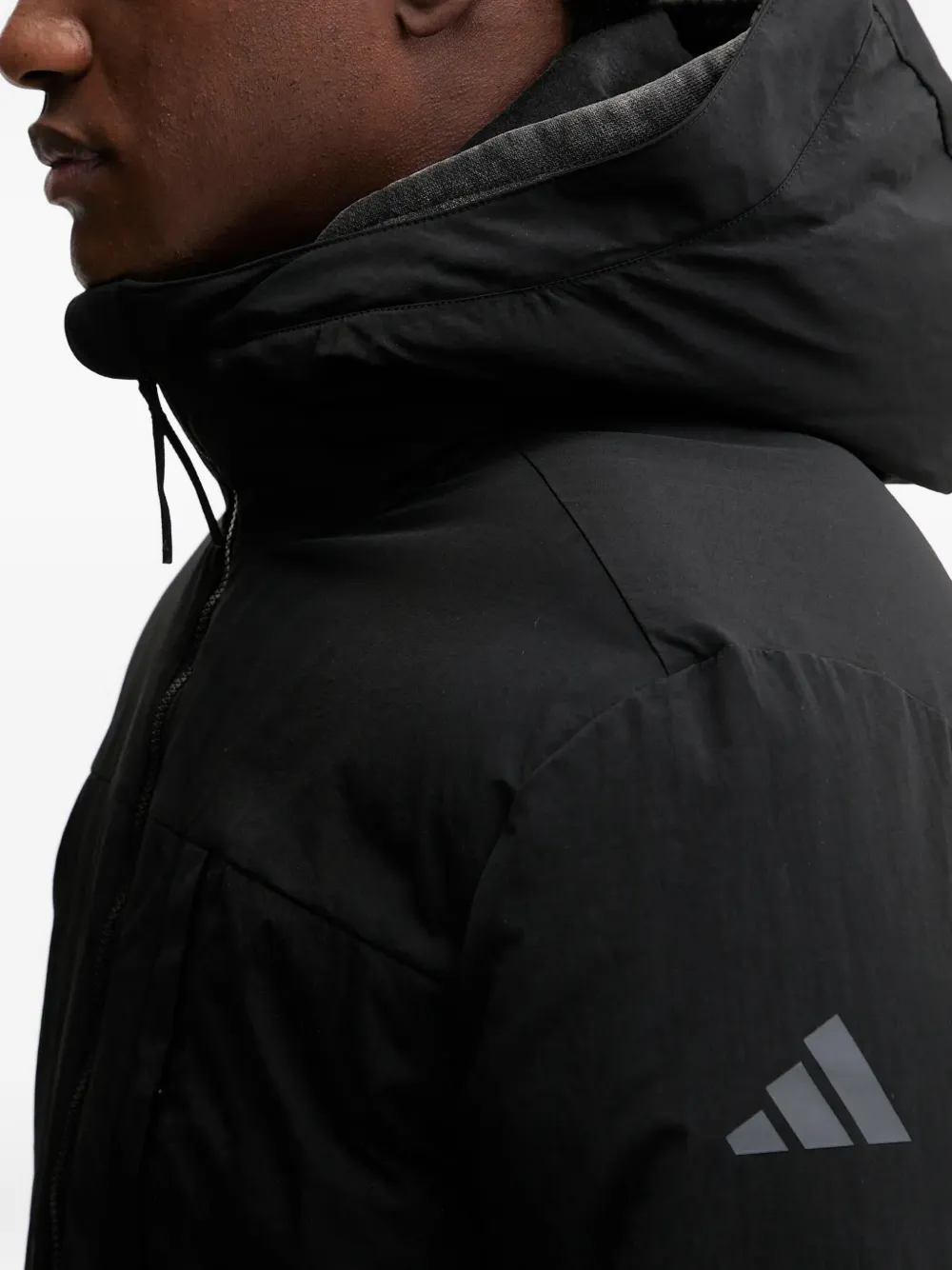 adidas Parka met capuchon Zwart