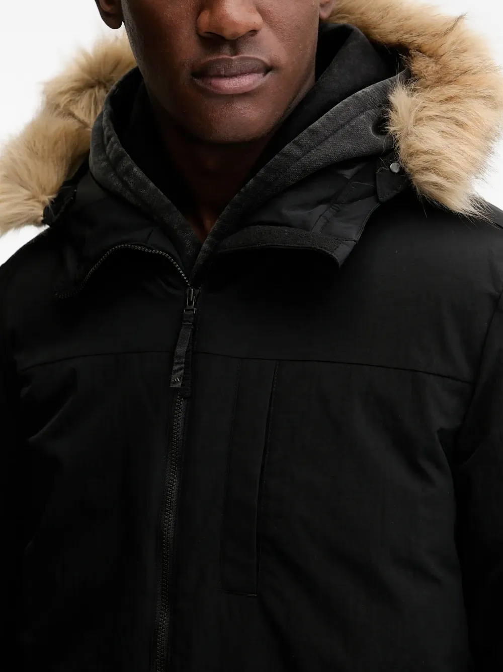 adidas Parka met capuchon Zwart