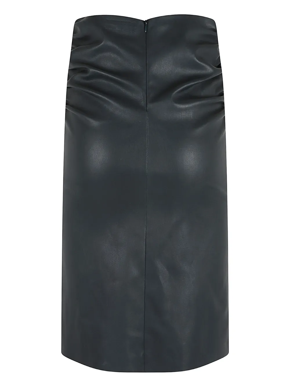 Stouls Oona midi-rok met ruches - Groen