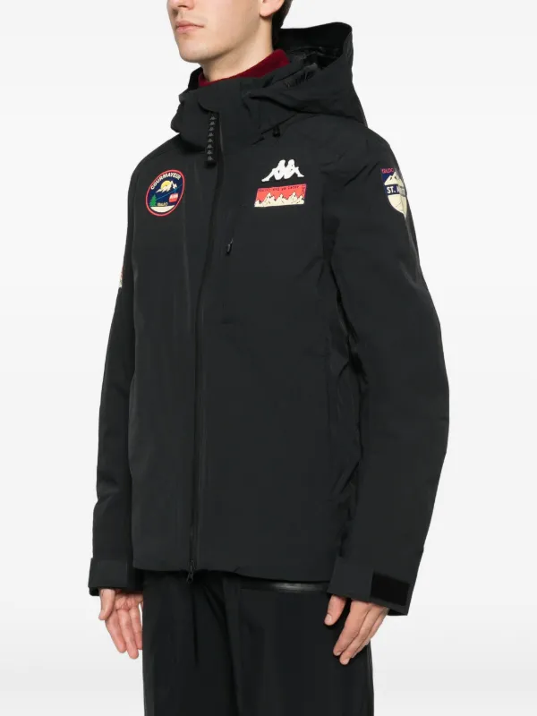 Kappa patch-appliqué Jacket | Black | FARFETCH ZA