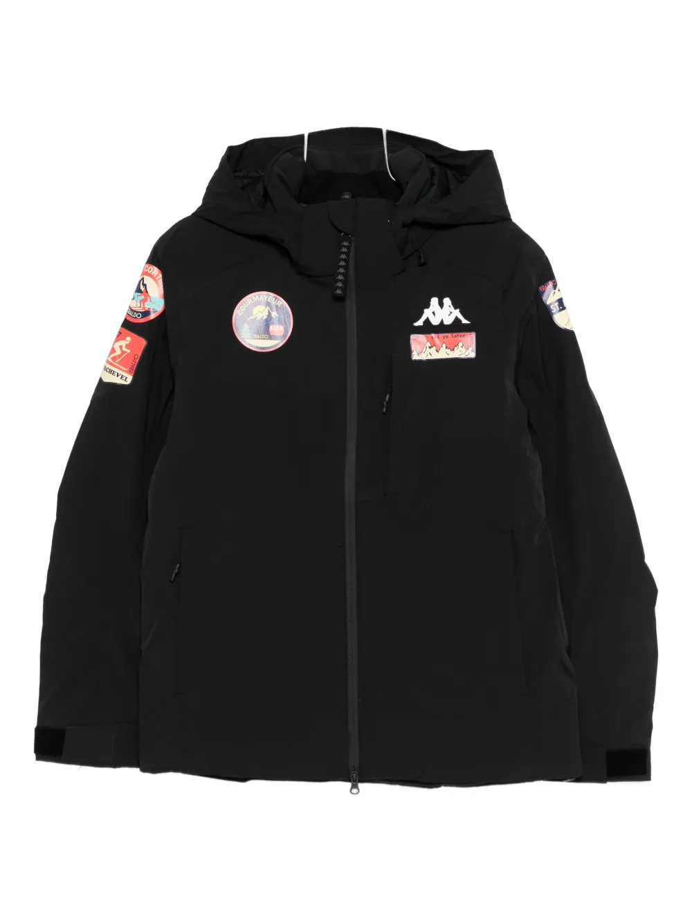 Kappa patch-appliqué jacket | Black | Image 1