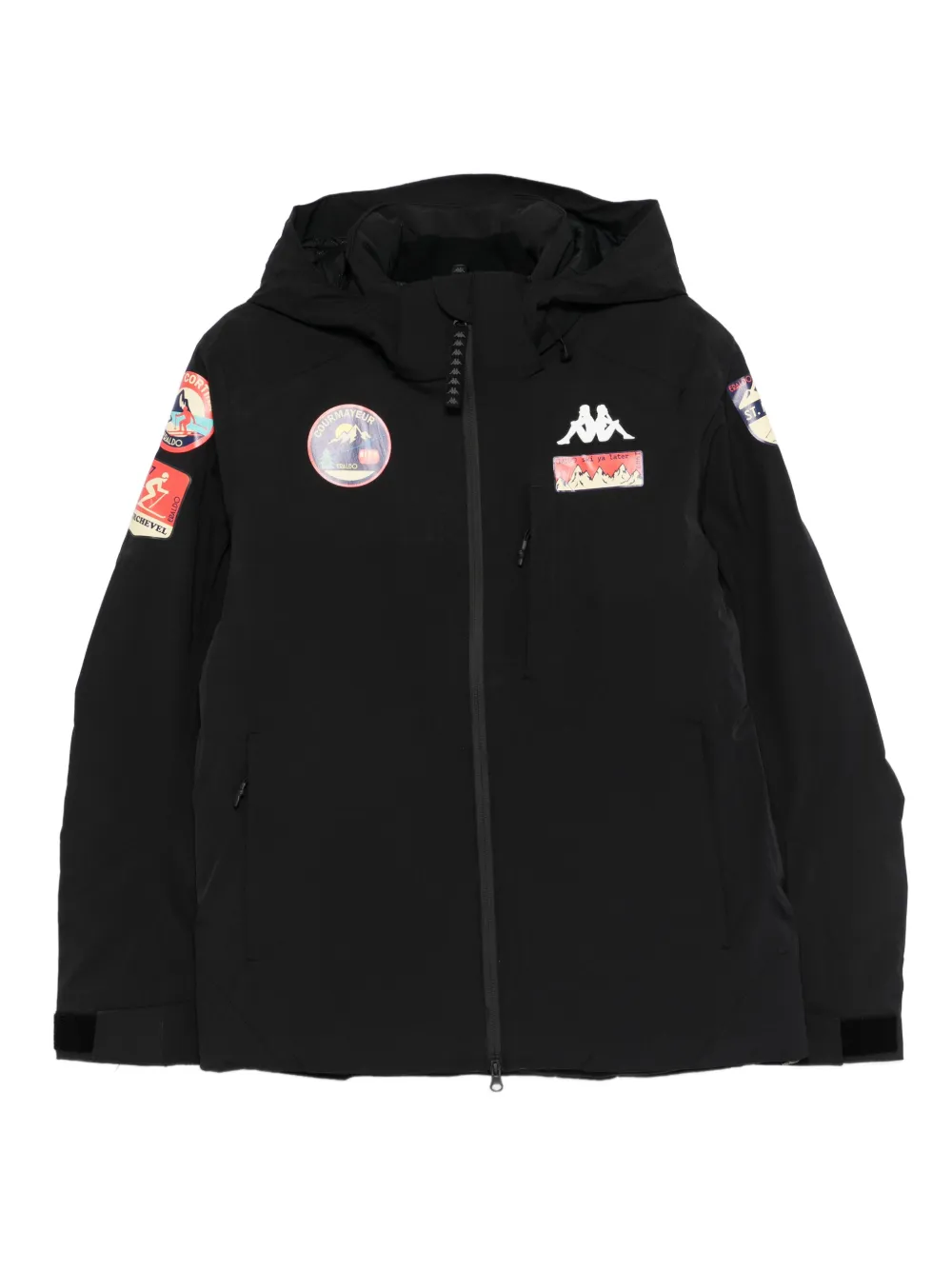 Kappa patch-appliqué jacket | Black | Image 1