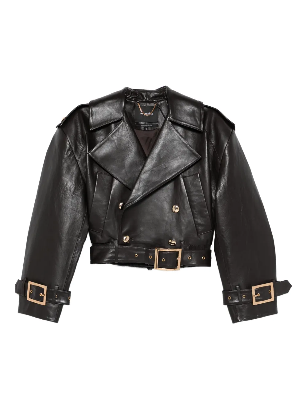 Retrofete double-breasted belted jacket | Brown | Image 1