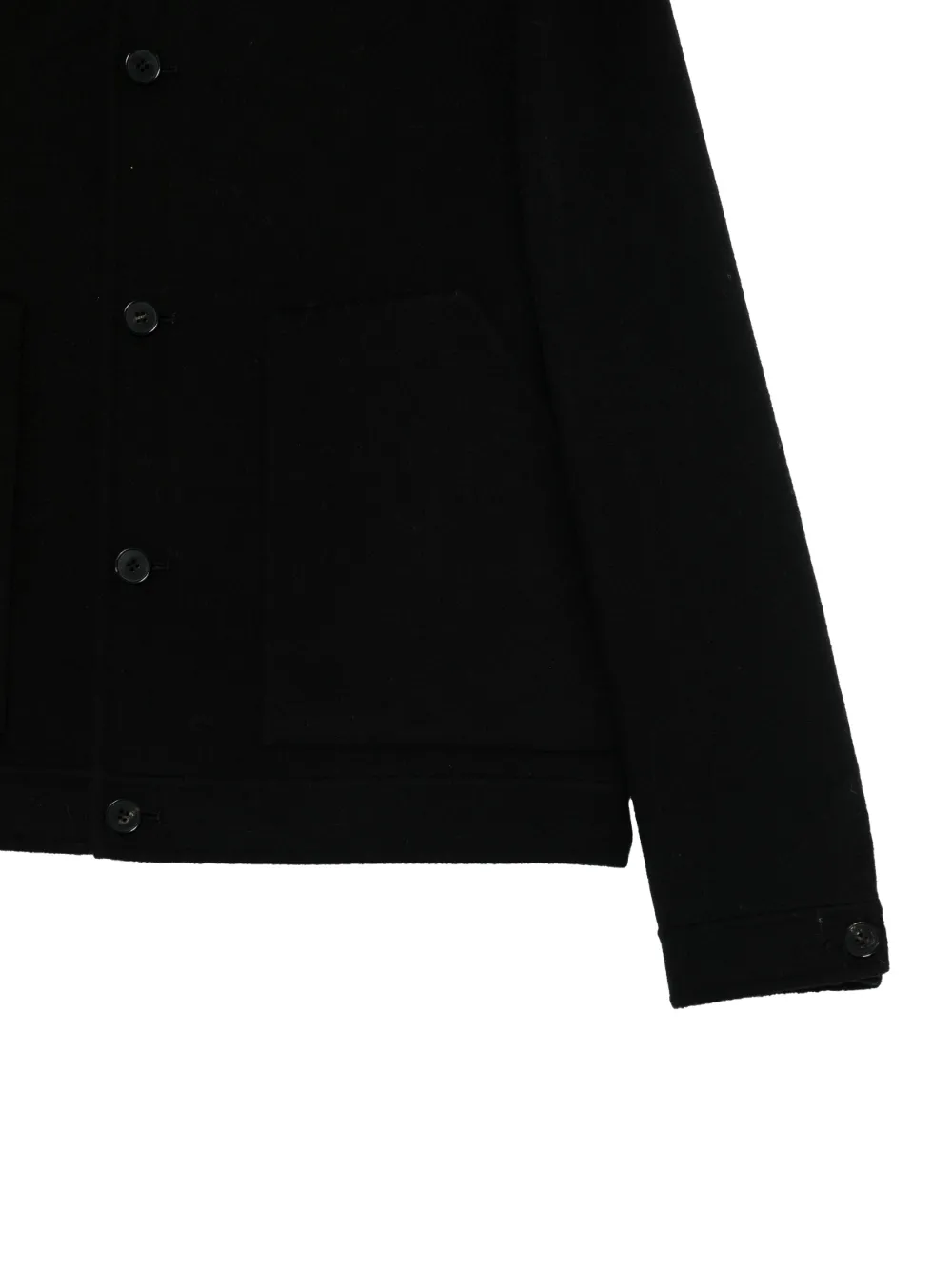  Low Brand Button-up Jacket - Black 
