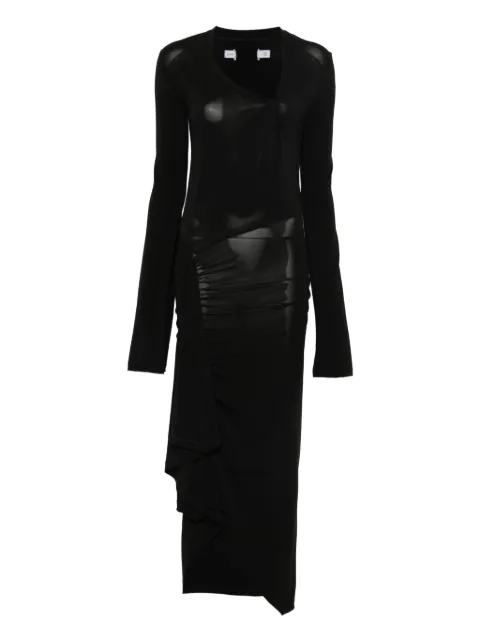B1ARCHIVE ruched asymmetric dress