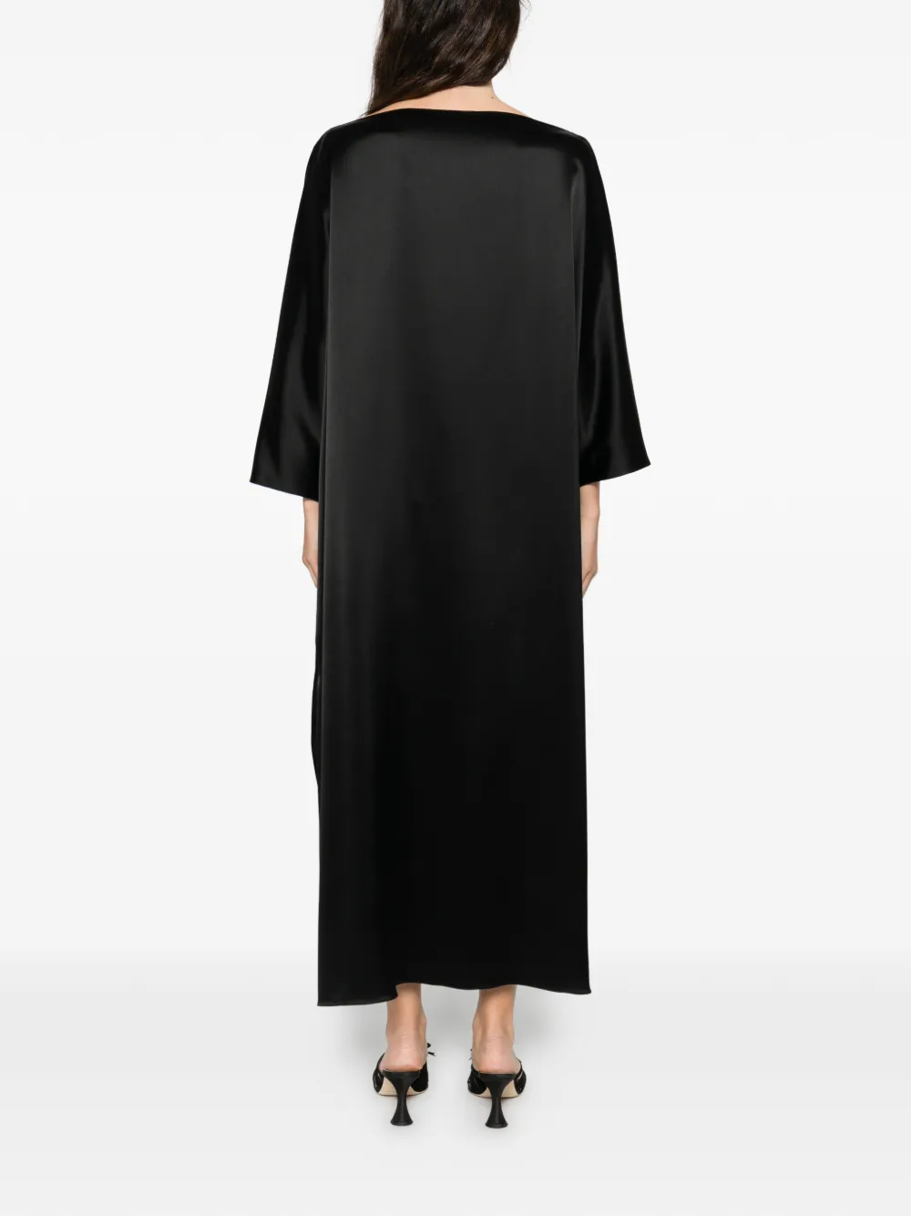 Gianluca Capannolo Laura Boat-neck Midi Dress In Black