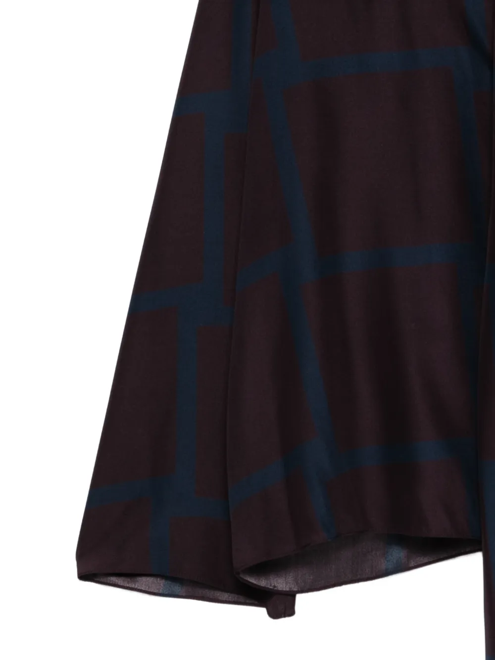 Gianluca Capannolo Antonia Tie Neck Check Blouse In Multi