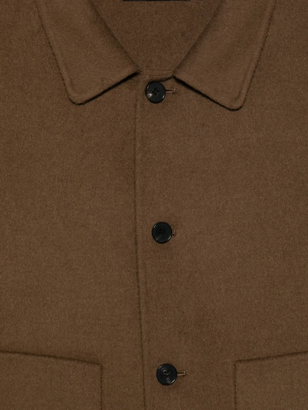  Low Brand Button-up Jacket - Brown 