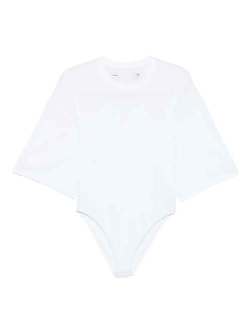 B1archive Wide-sleeve T-shirt Bodysuit In White
