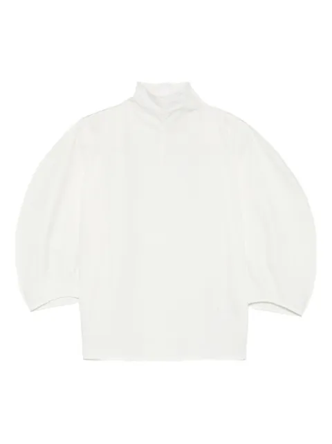 B1ARCHIVE high-neck balloon-sleeve top