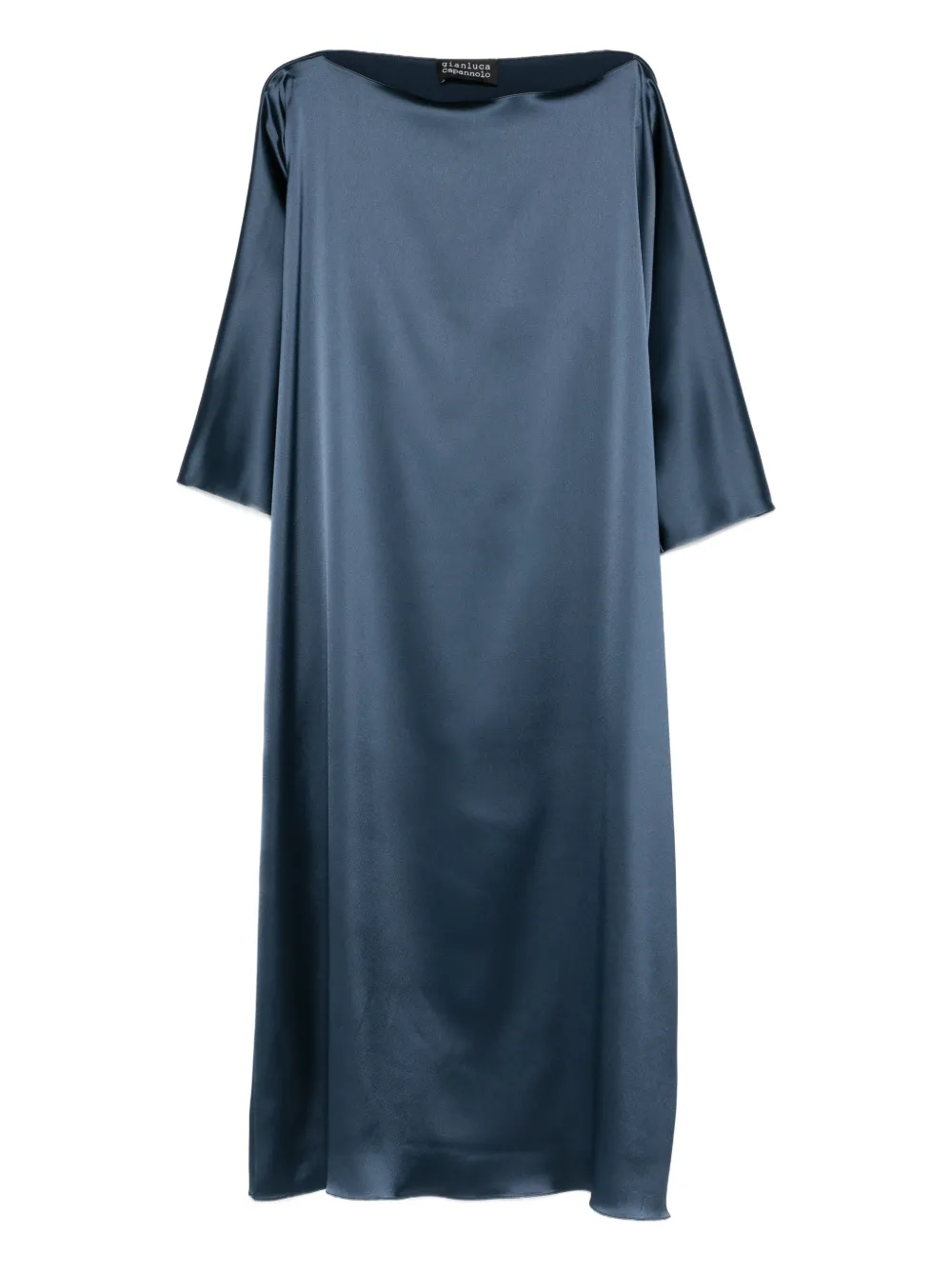 Gianluca Capannolo boat-neck Laura midi dress | Blue | Image 1