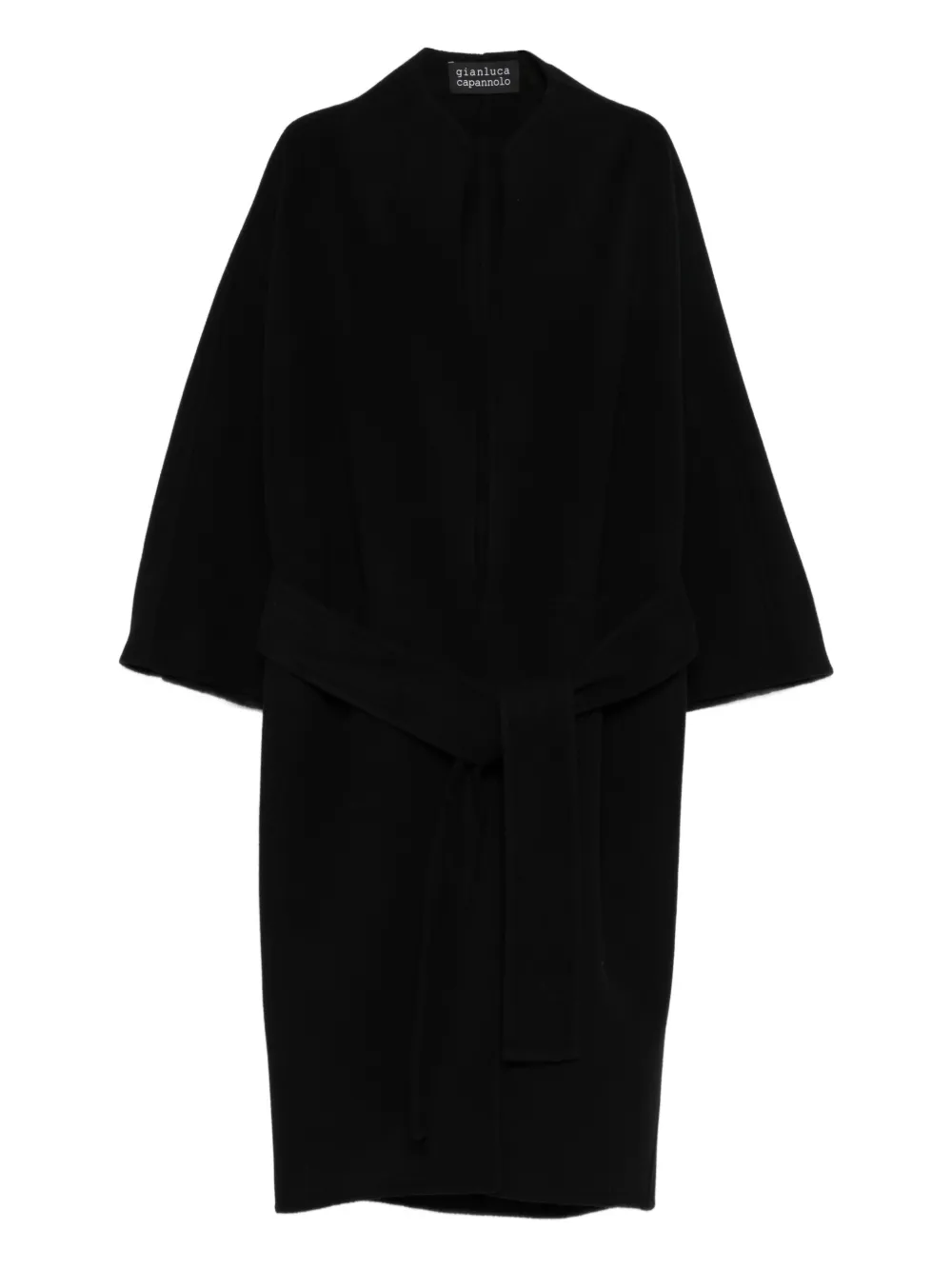 Gianluca Capannolo tie-waist coat | Black | Image 1