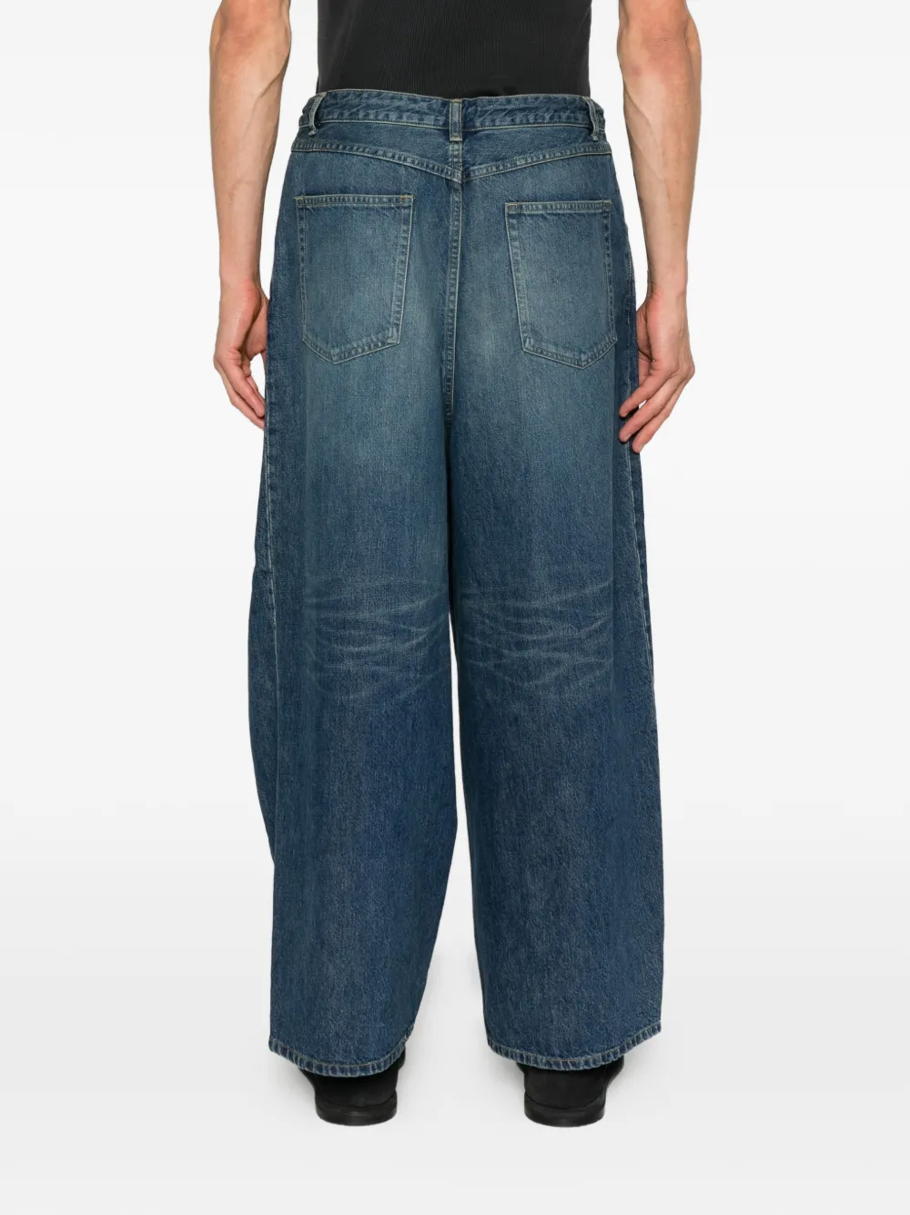 Needles Drawstring Denim Jeans In Blue