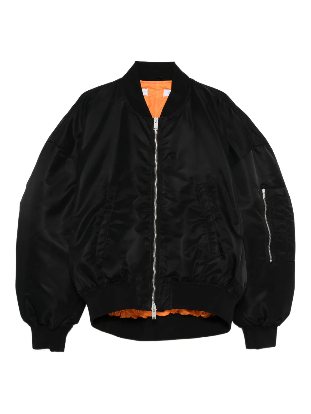 B1archive Zip Pocket Bomber Jacket In Black