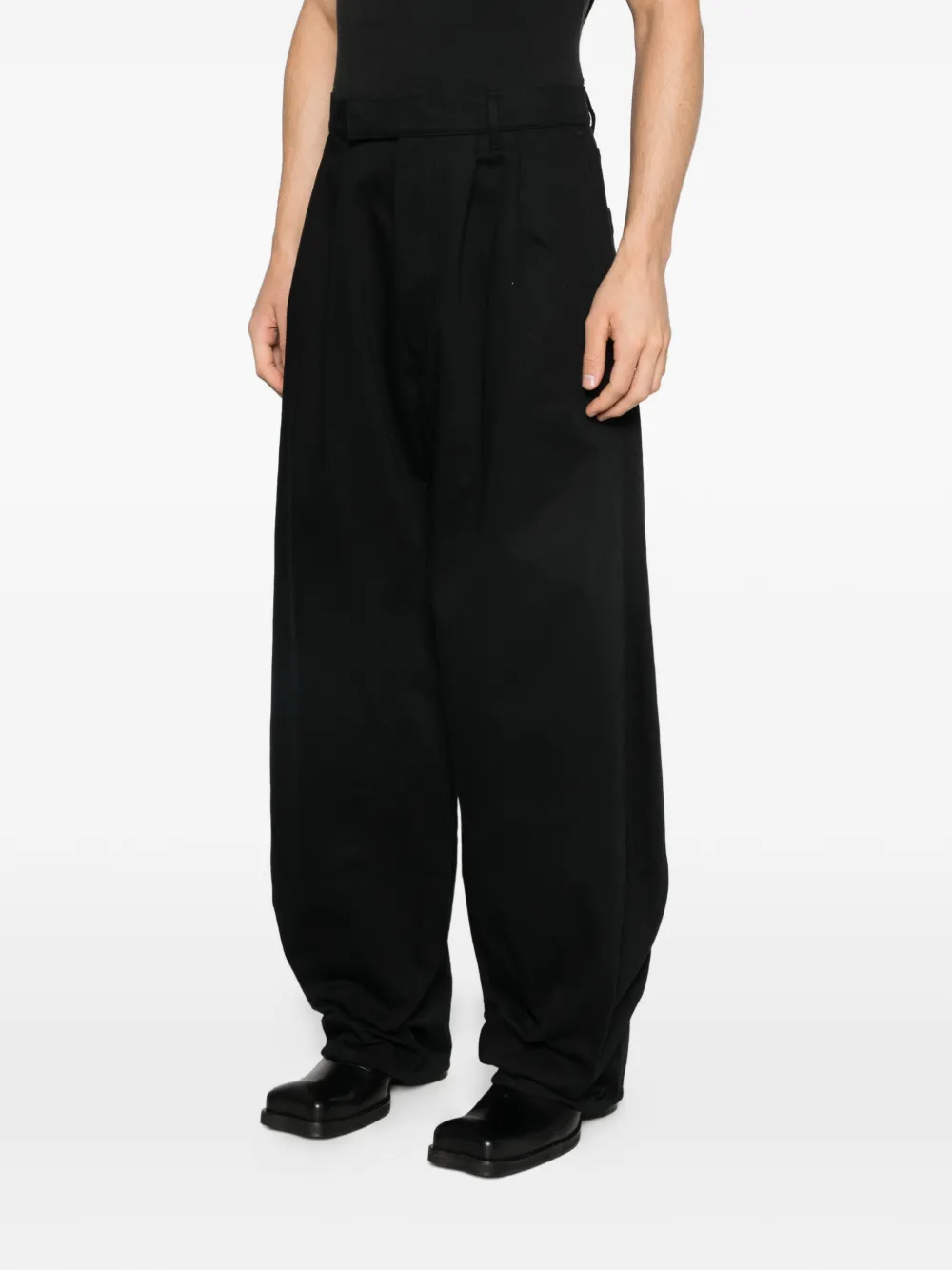  B1archive Pleated Trousers - Black 