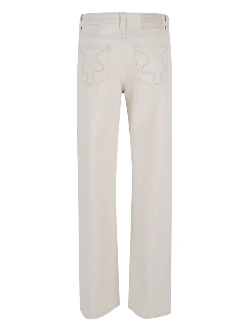 Cult Gaia Rosella belt-loop jeans - Beige