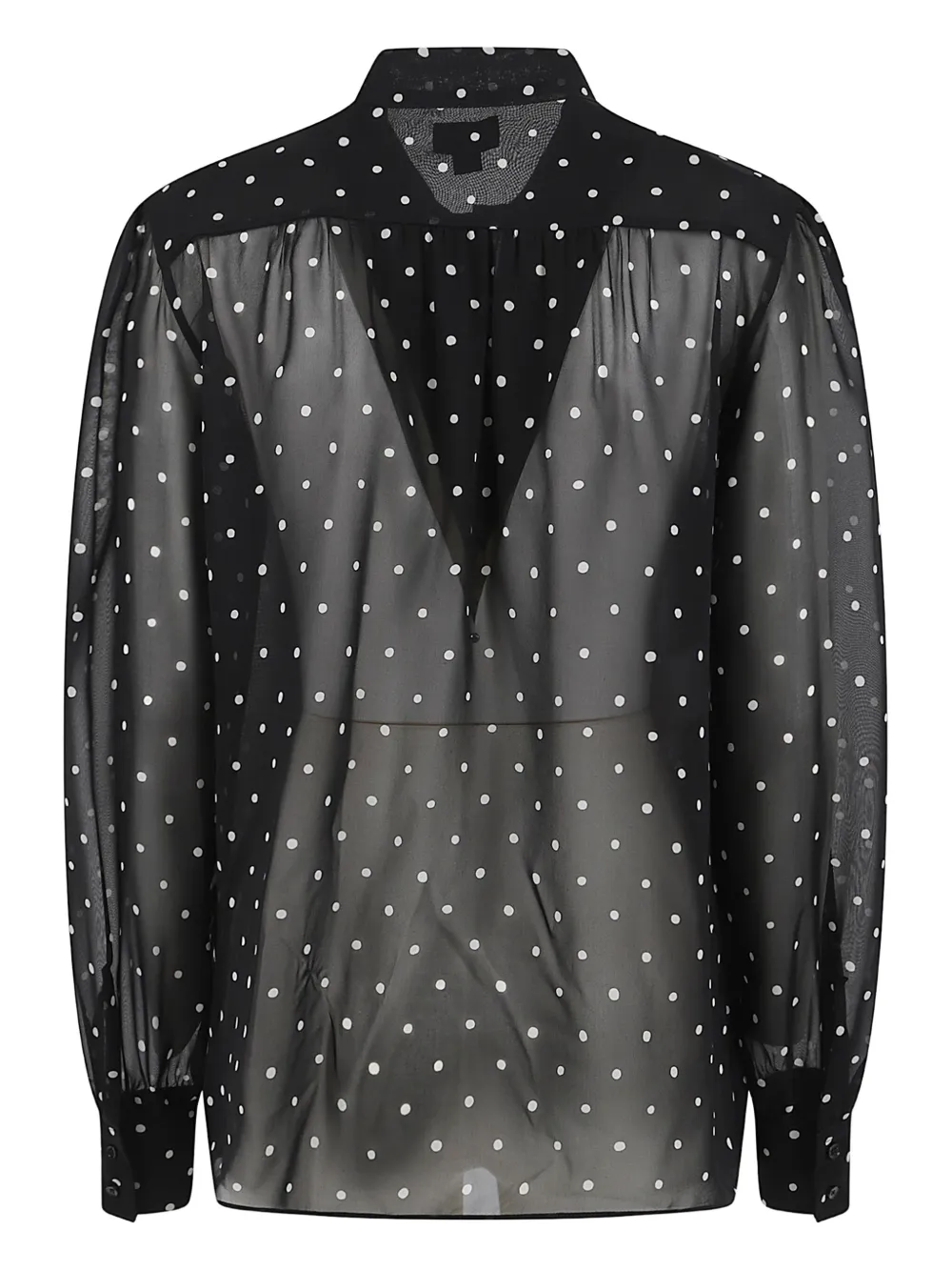  Giambattista Valli Polka Dot-pattern Blouse - Black 