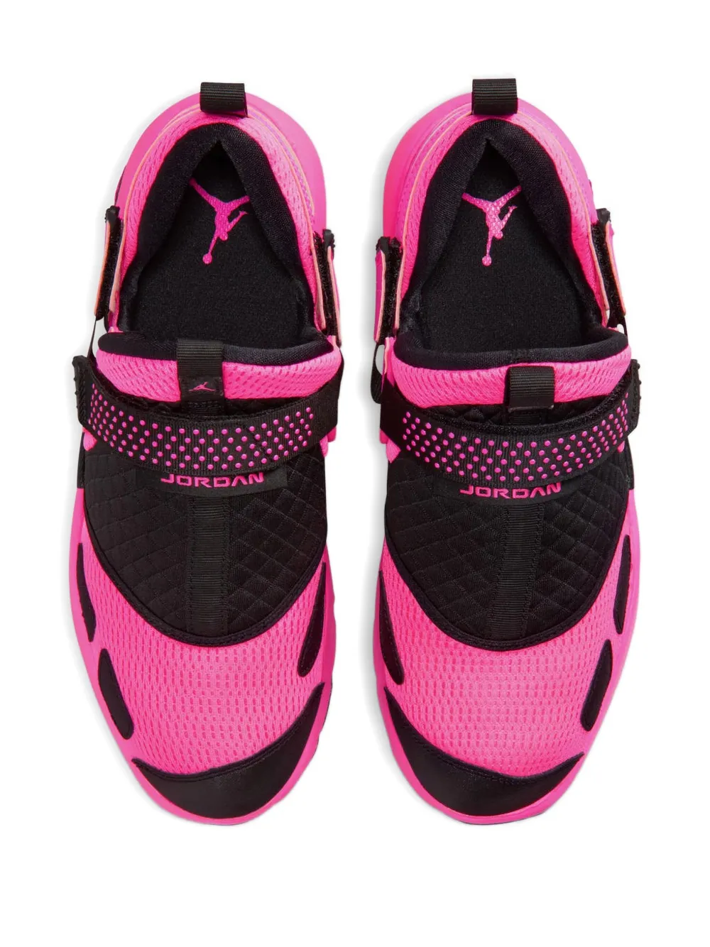 Jordan Trunner LX quilted strapped sneakers - Roze