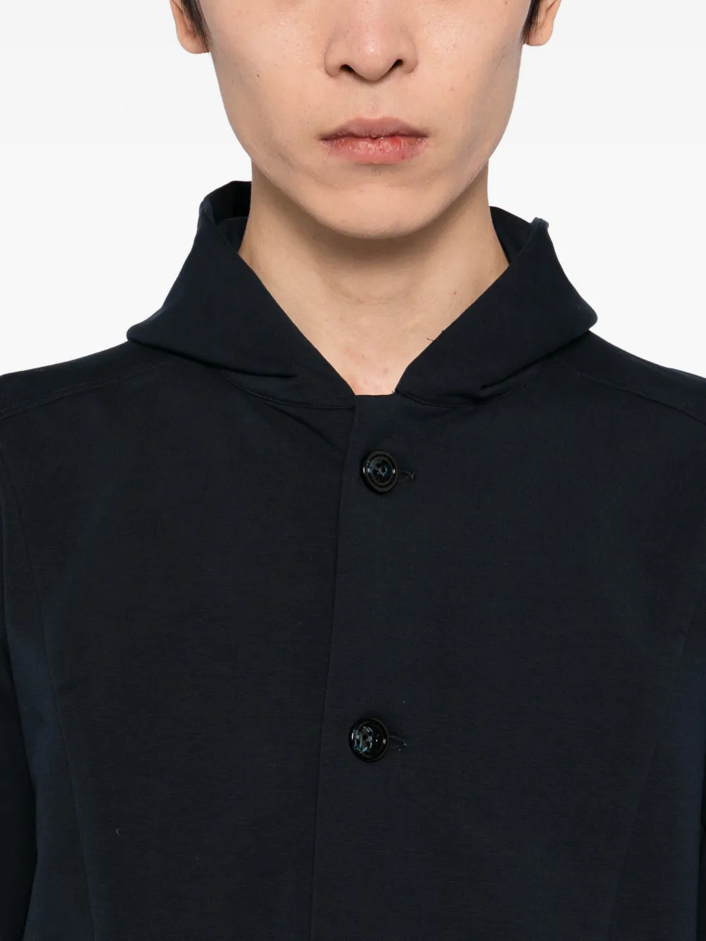 Kiton Jack met capuchon Blauw