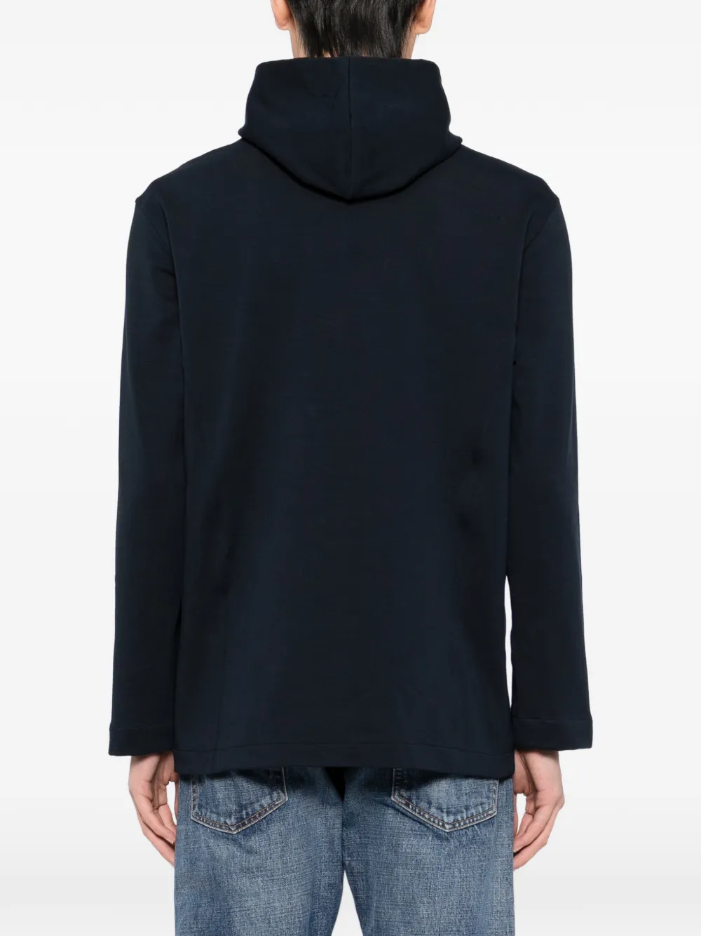 Kiton Jack met capuchon Blauw