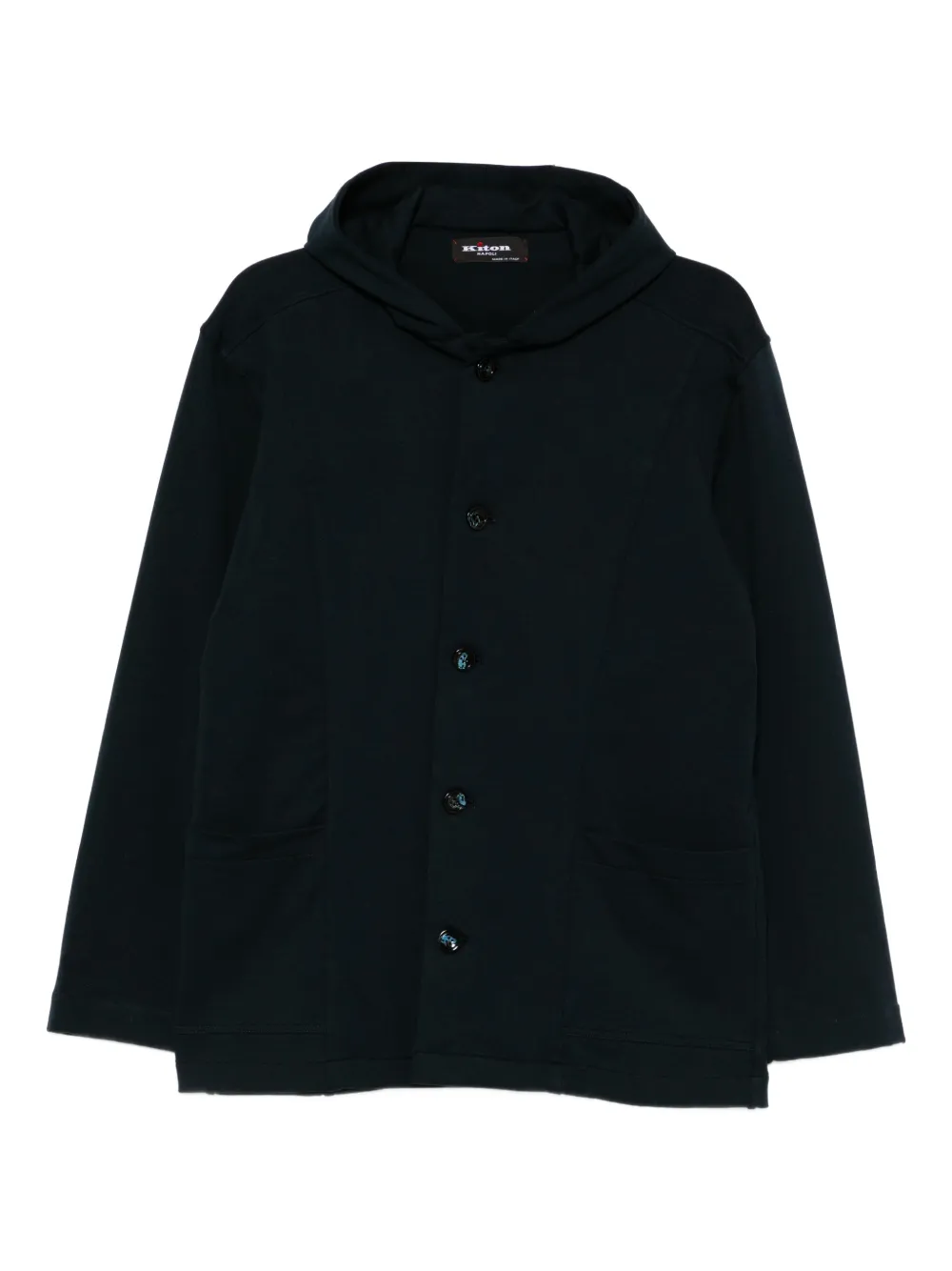 Kiton hooded jacket | Blue | Image 1