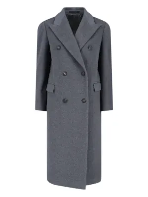 Emporio Armani double-breasted Coat | Grey | FARFETCH