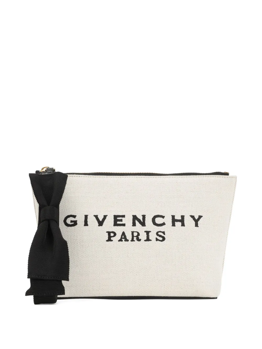 Givenchy Small Bow-detail Make Up Bag In Brown