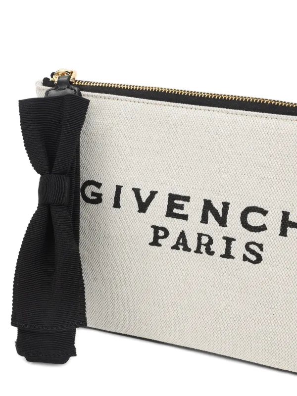 Givenchy リボンディテール コスメポーチ | ニュートラル | FARFETCH JP