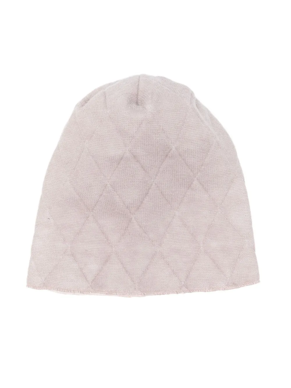 minimù logo-patch quilted-pattern hat | Pink | Image 1