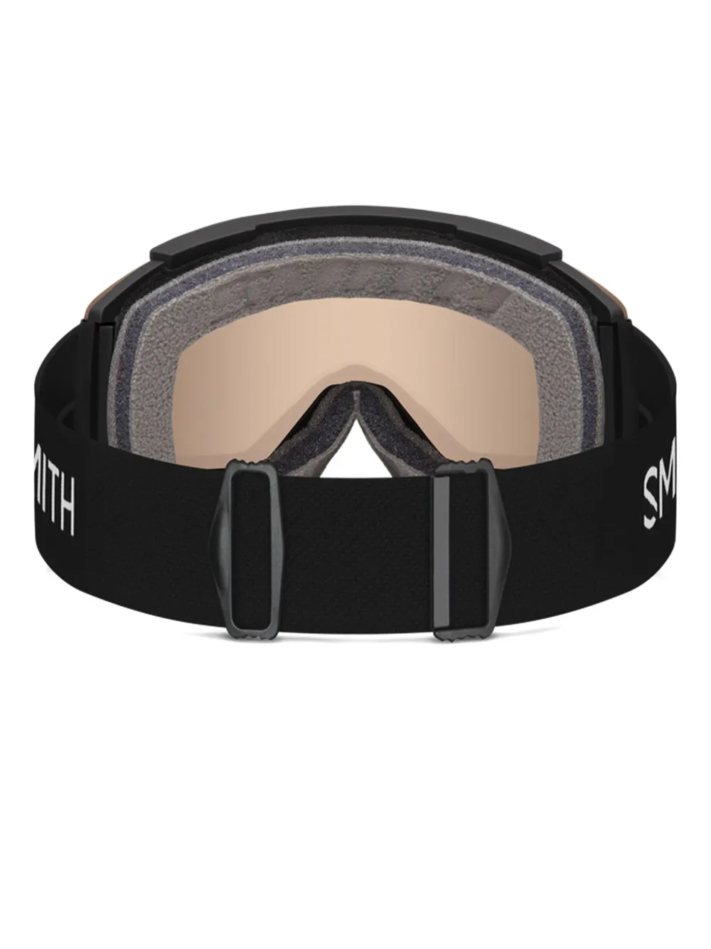 Smith Squad XL skibril met logoband Zwart