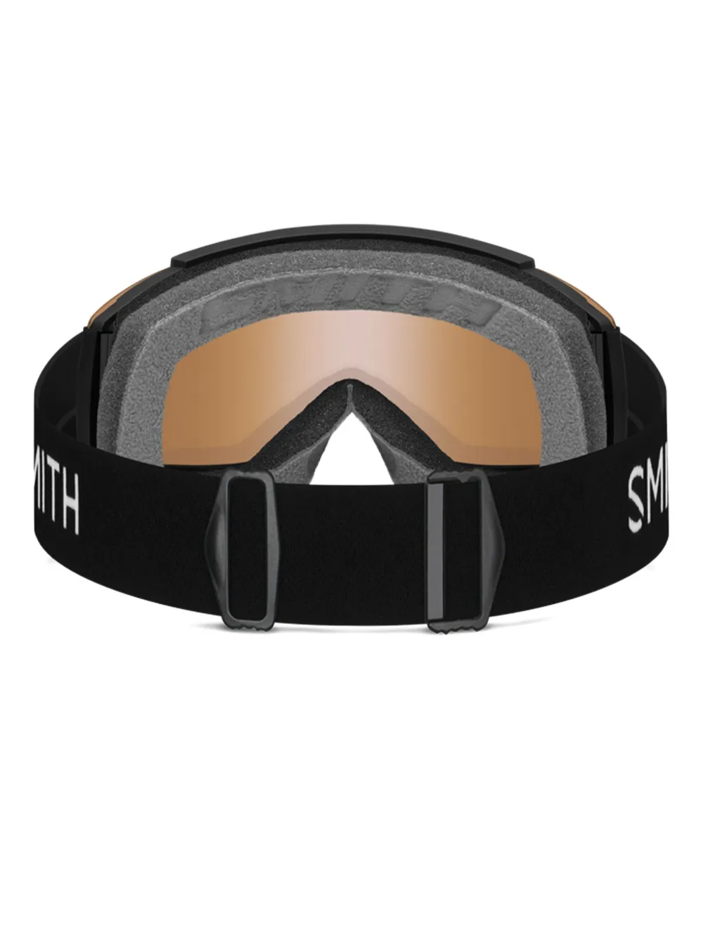 Smith Squad skibril met logoband Zwart