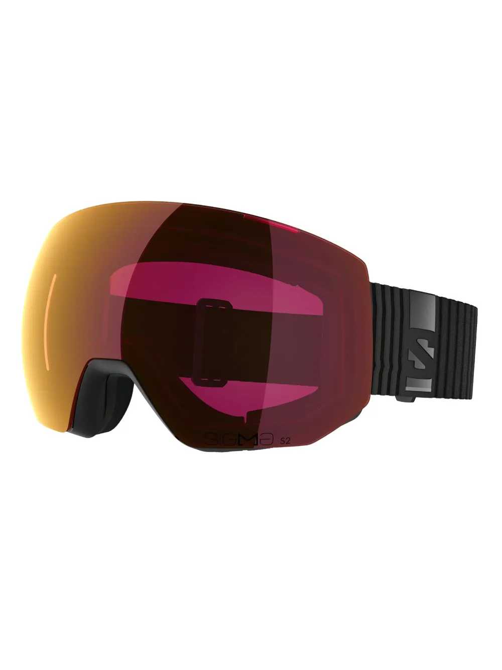 Salomon Radium Pro Sigma skibril met logodetail Zwart