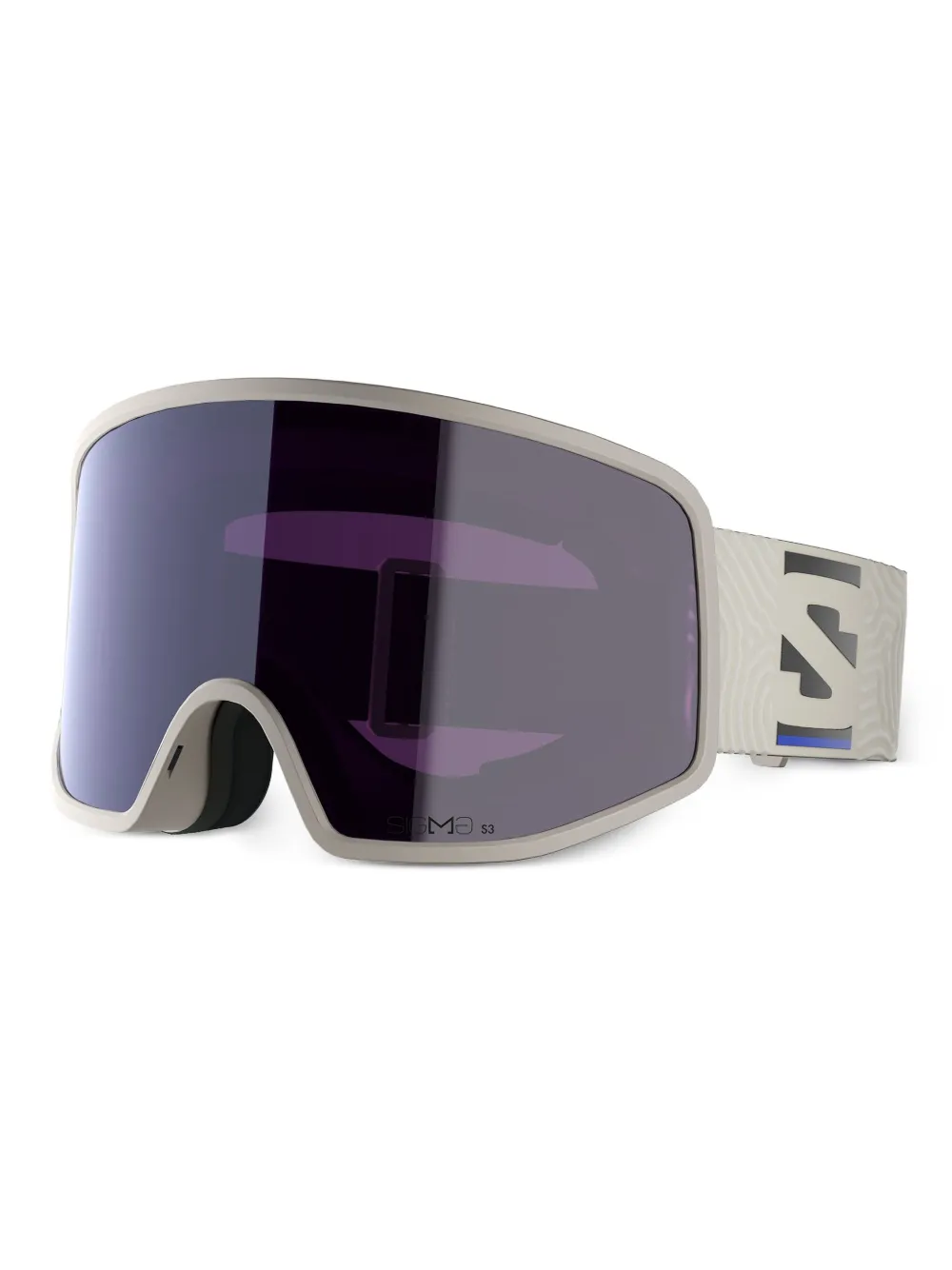 Salomon Sentry Pro Sigma Patterned-strap Goggles In Gray