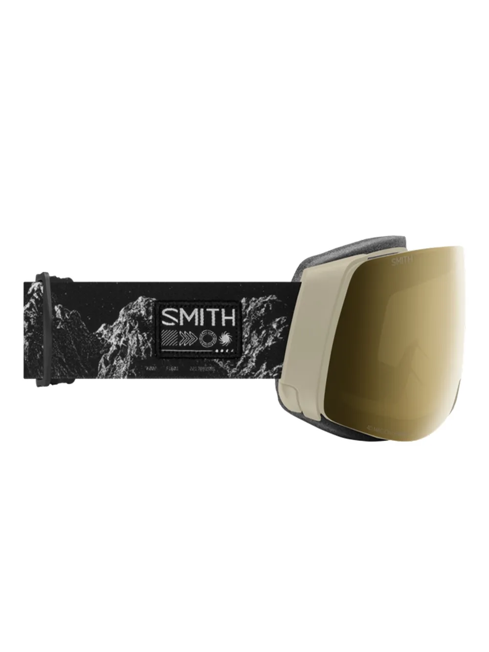  Smith 4d Mag Logo-strap Goggles - Neutrals 