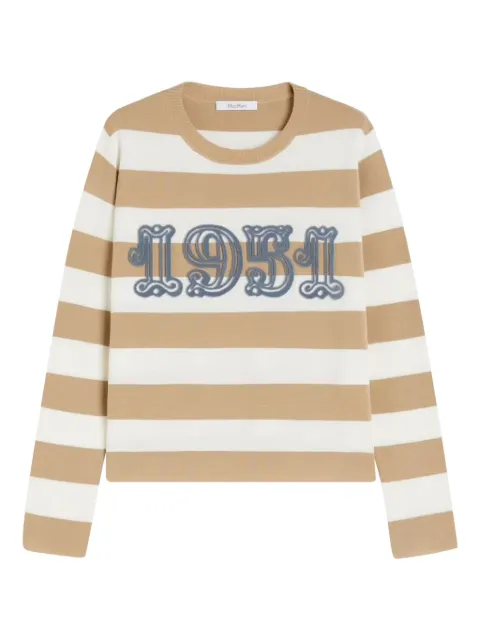 Max Mara striped round-neck sweater