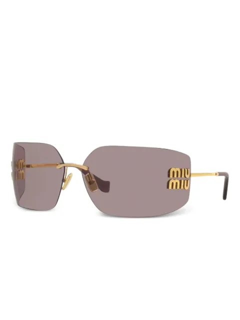 Miu Miu Eyewear logo-lettering sunglasses