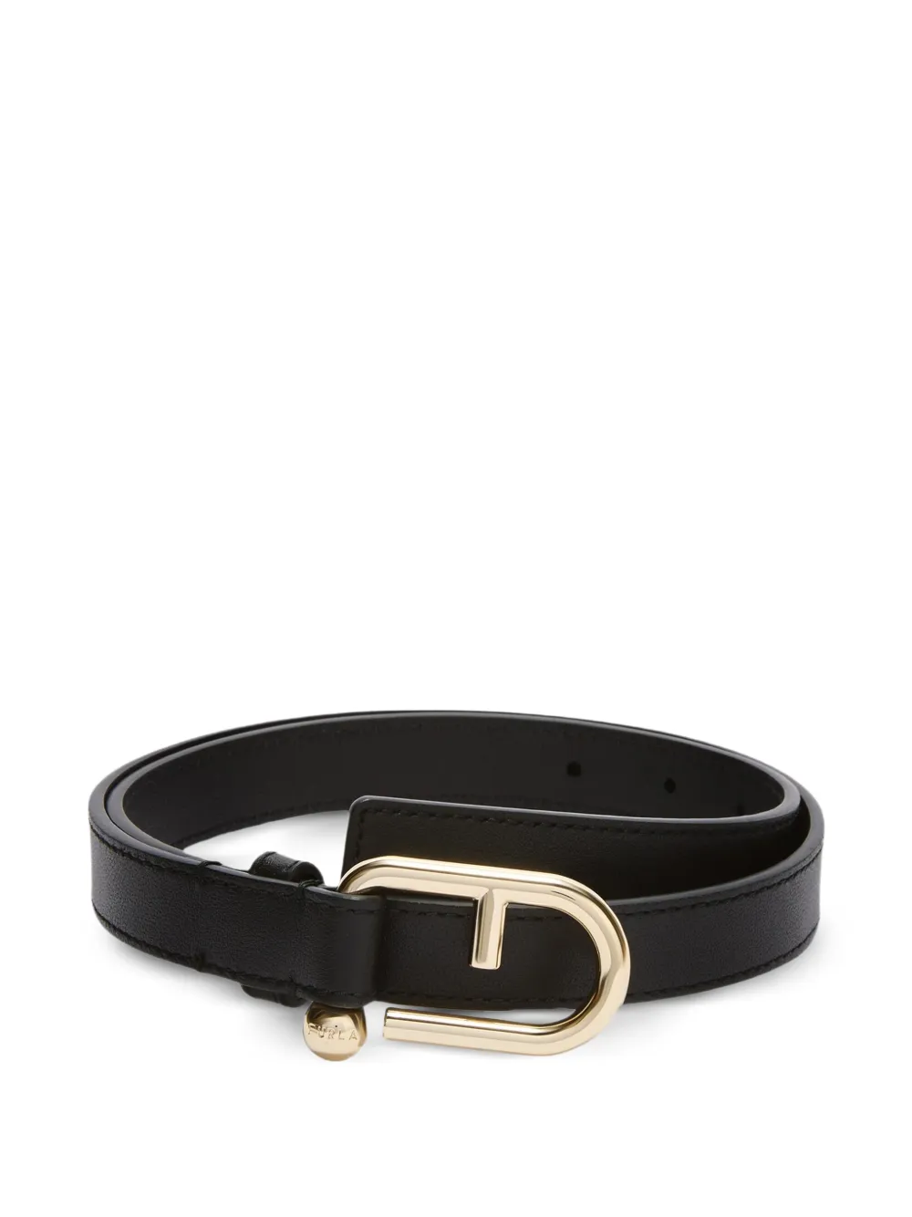 Furla Cintura Nuvola con fibbia - Nero