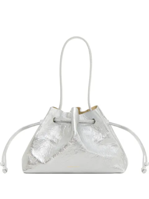 Mansur Gavriel Drawstring Pouchette crinkle tote bag