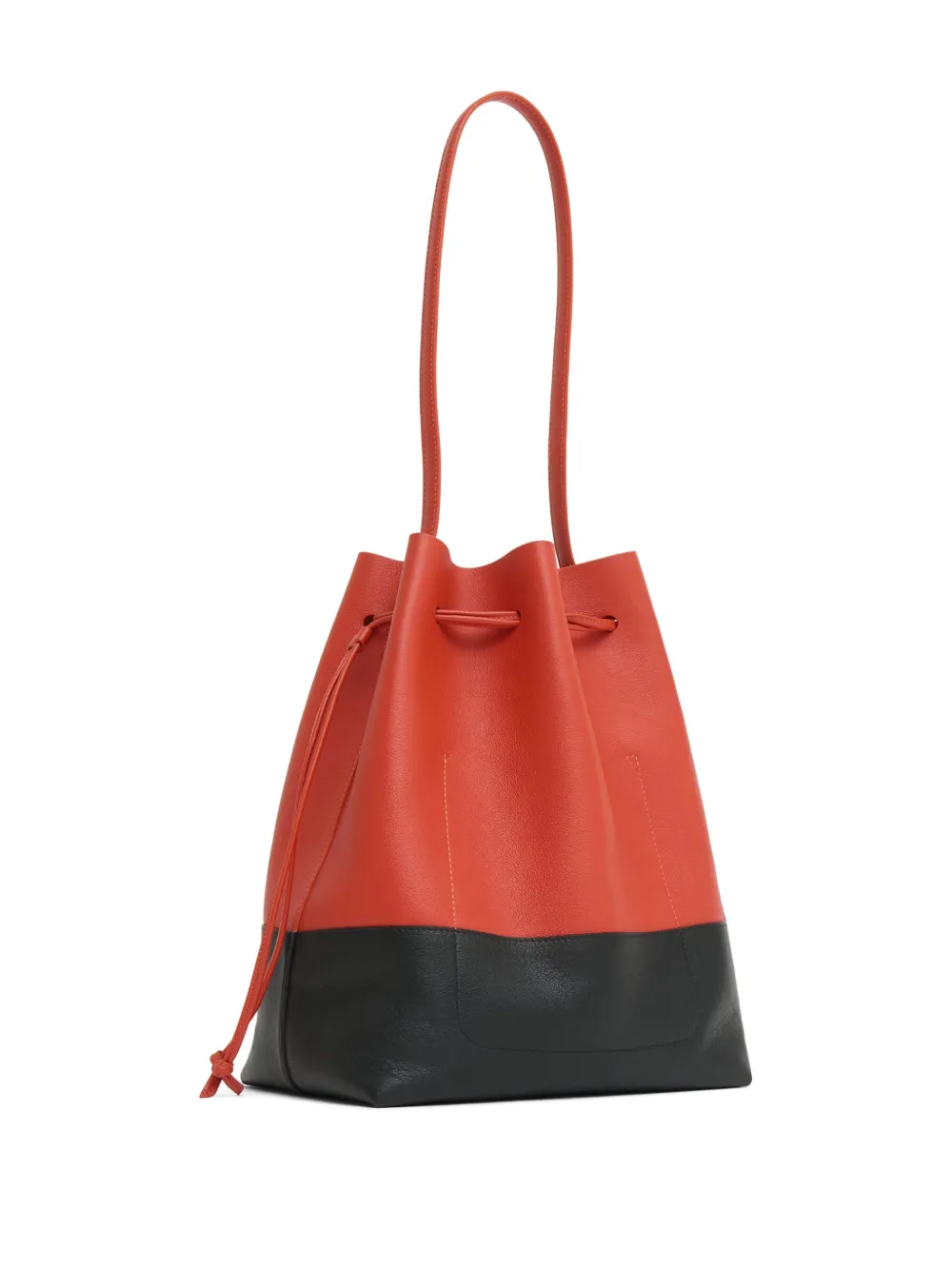 Mansur Gavriel Cabas Drawstring Bucket Bag - Red 