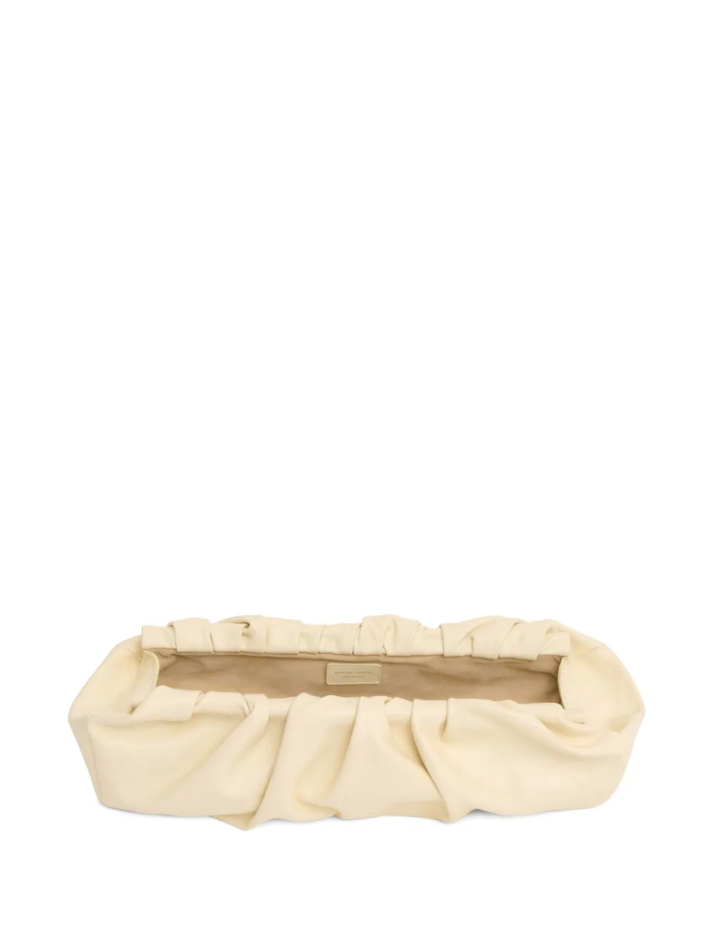  Mansur Gavriel Cloud Ruched Clutch - Neutrals 