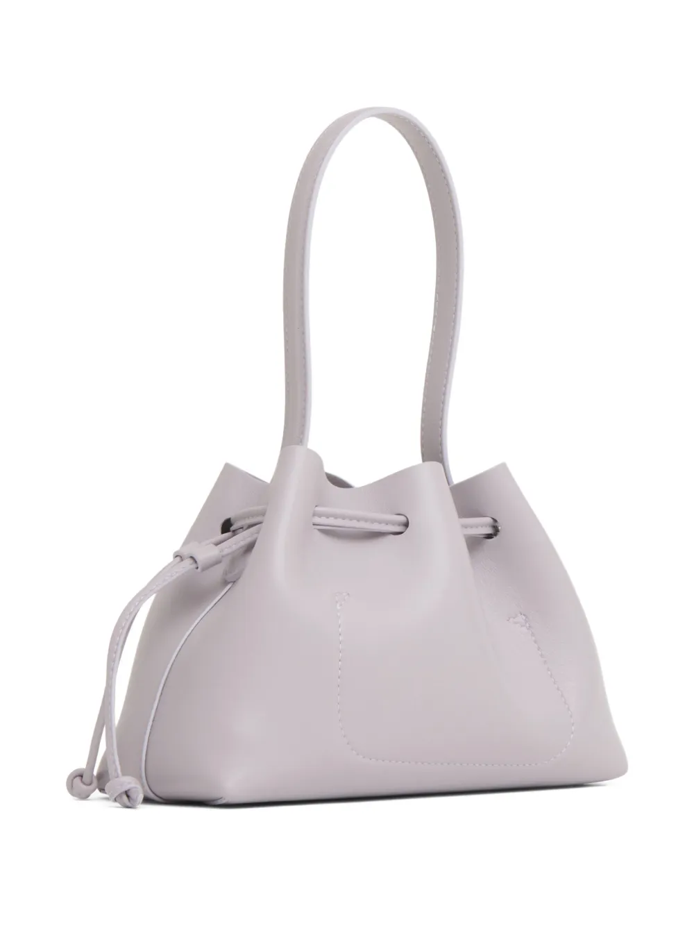 Mansur Gavriel Drawstring Pouchette Mini Bag In Purple