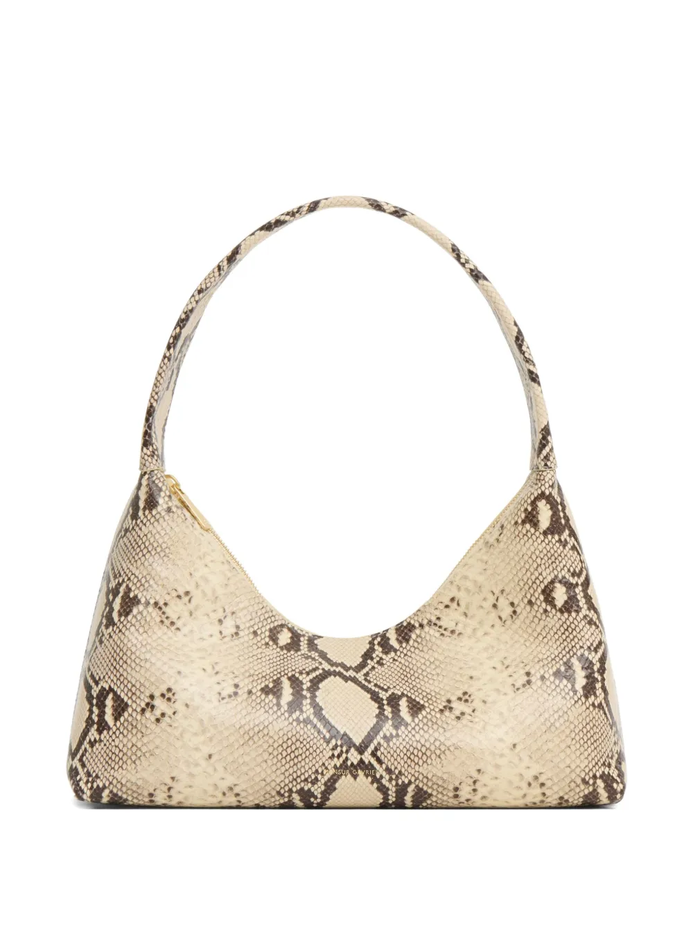 Mansur Gavriel Candy Snakeskin Tote Bag In Neutral