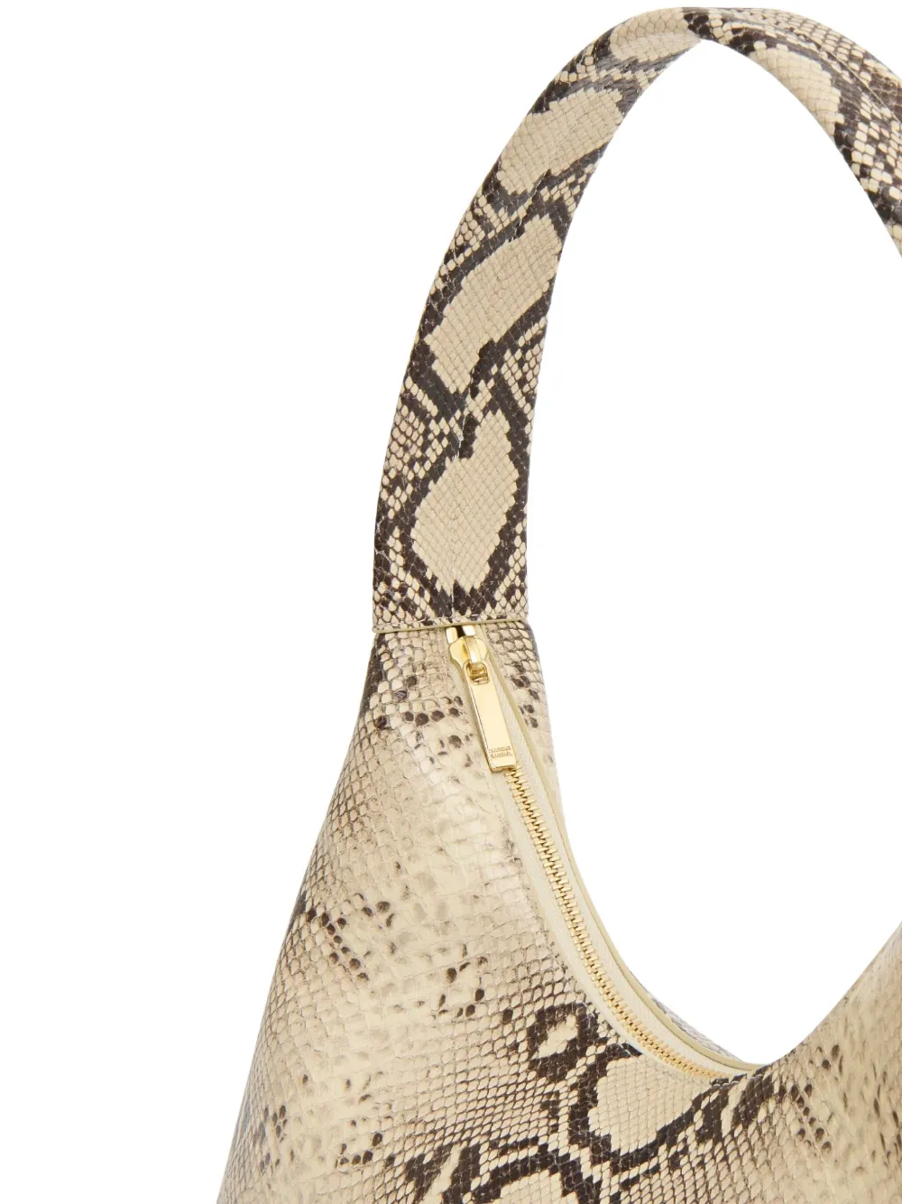 Mansur Gavriel Candy Snakeskin Tote Bag In Neutral